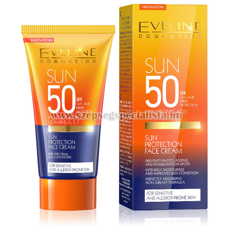 EVELINE SUN CARE EXPERT napvédő arckrém SPF50