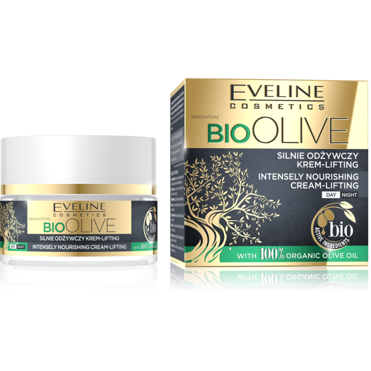 bioOLIVE Intenzíven tápláló lifting-krém 100% olívaolajjal 50ml